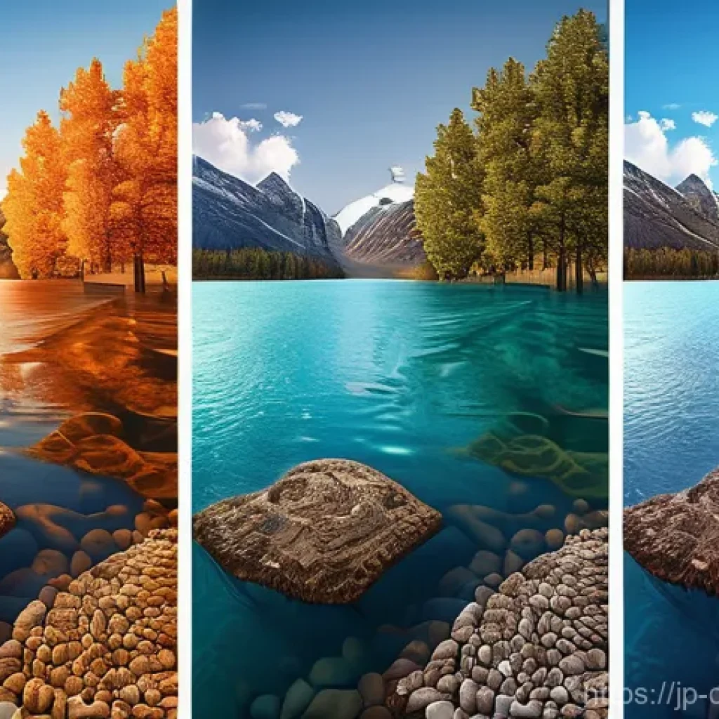 디지털디톡스와 스마트폰 청소 - Here are three detailed image generation prompts based on the provided text: