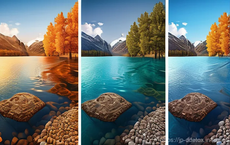 디지털디톡스와 스마트폰 청소 - Here are three detailed image generation prompts based on the provided text: